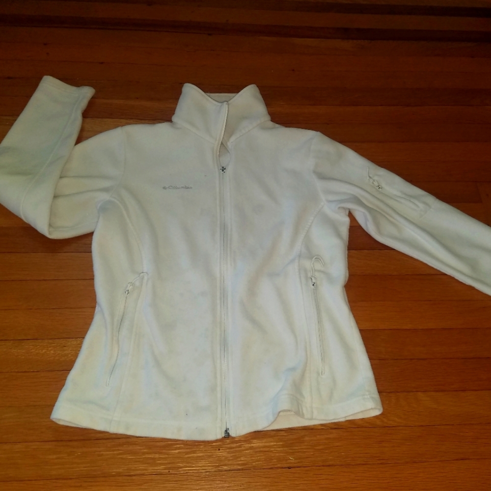 Columbia zip up jacket. Fleece
